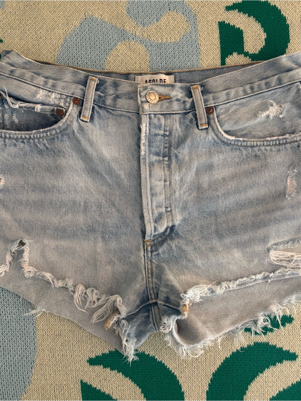 AGOLDE Parker Denim Shorts size 28